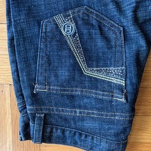 Bebe size 26 crystal jeans denim new W/O tags